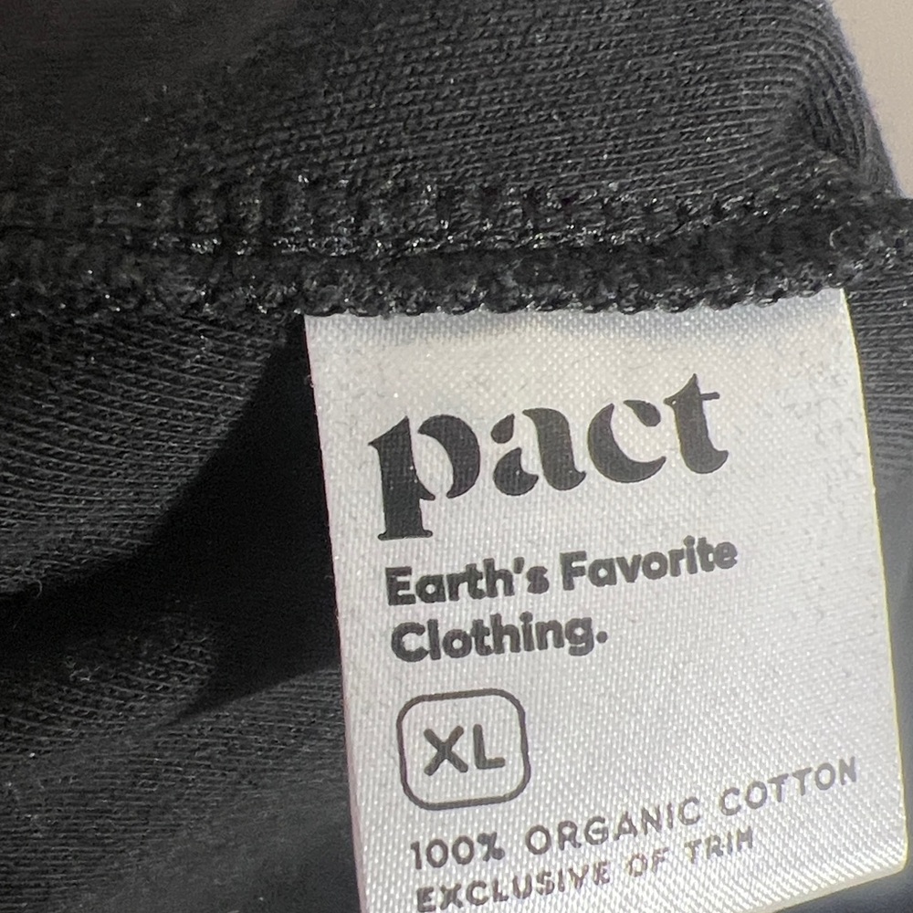 Pact women’s Organic Airplane Pintuck
Wide Leg Pant Sz XL Black SOFT TRAVEL - Picture 10 of 11